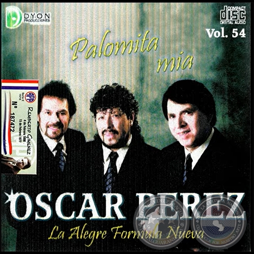 PALOMITA MA - OSCAR PREZ con LA ALEGRE FRMULA NUEVA - Volumen 54